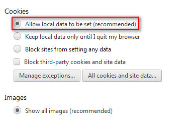 Allow local data to be set
